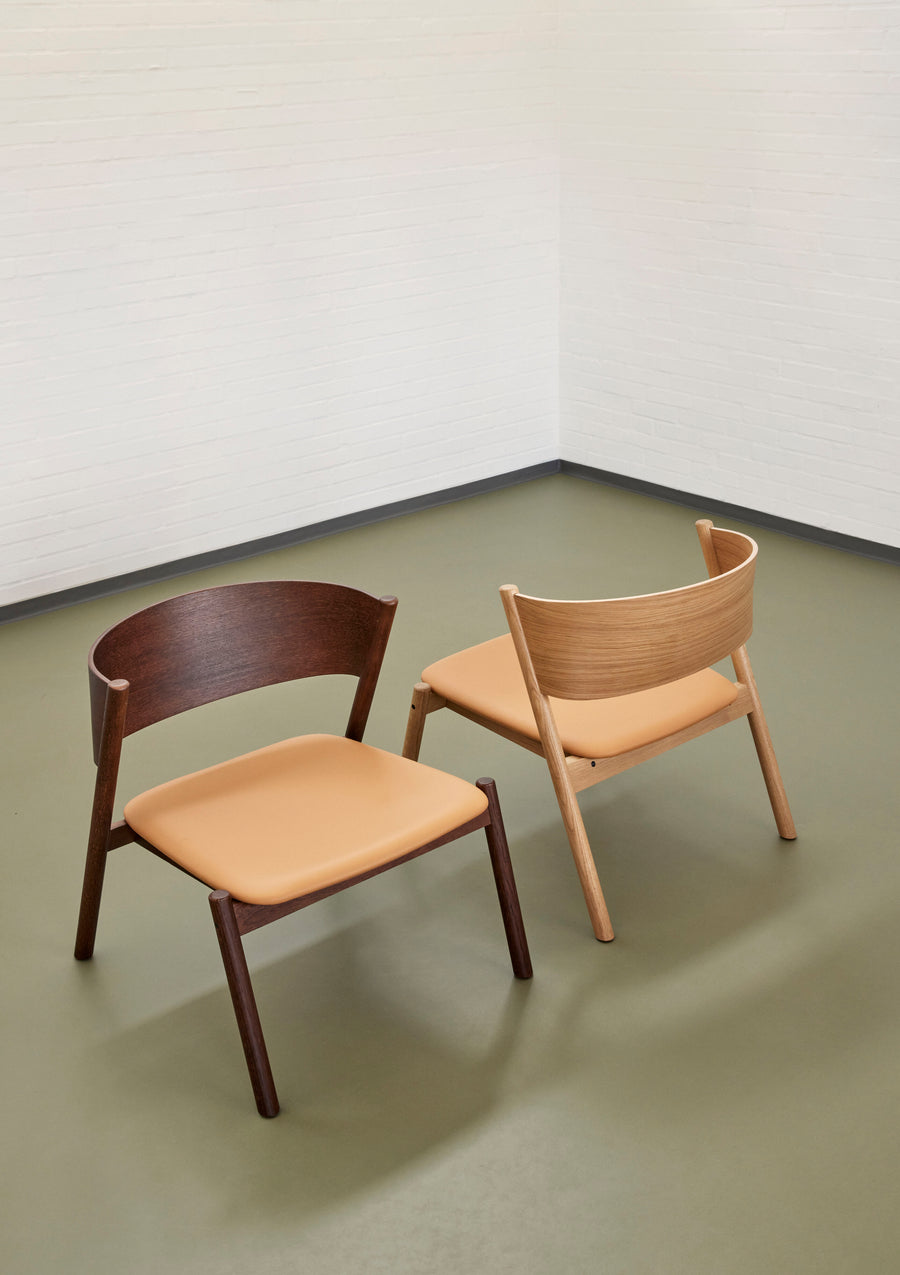 Oblique Loungestuhl Sitz Naturfarben