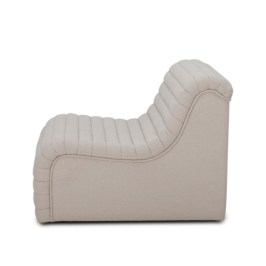 Allure Loungesessel, Natur, Polyester